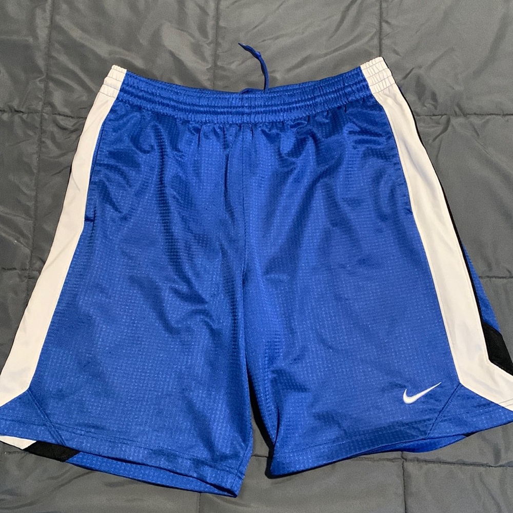 Blue Nike Gym Shorts. Medium